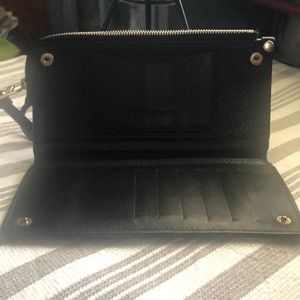 Burberry leather black wallet